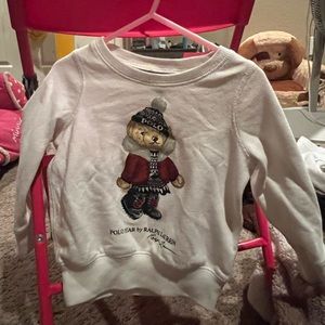 Original Ralph Lauren babygirl , white jacket 2T/ blue hoodie 4T